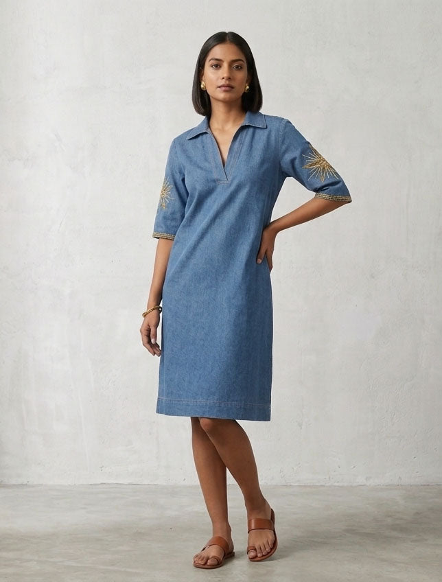 Denim Dress Women Wear