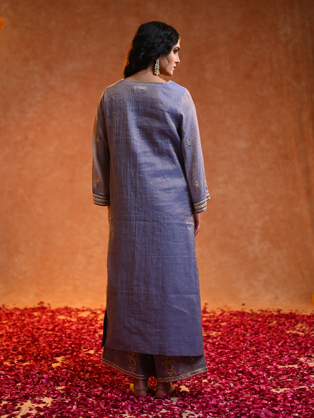 Women's Light Purple Kurta Set