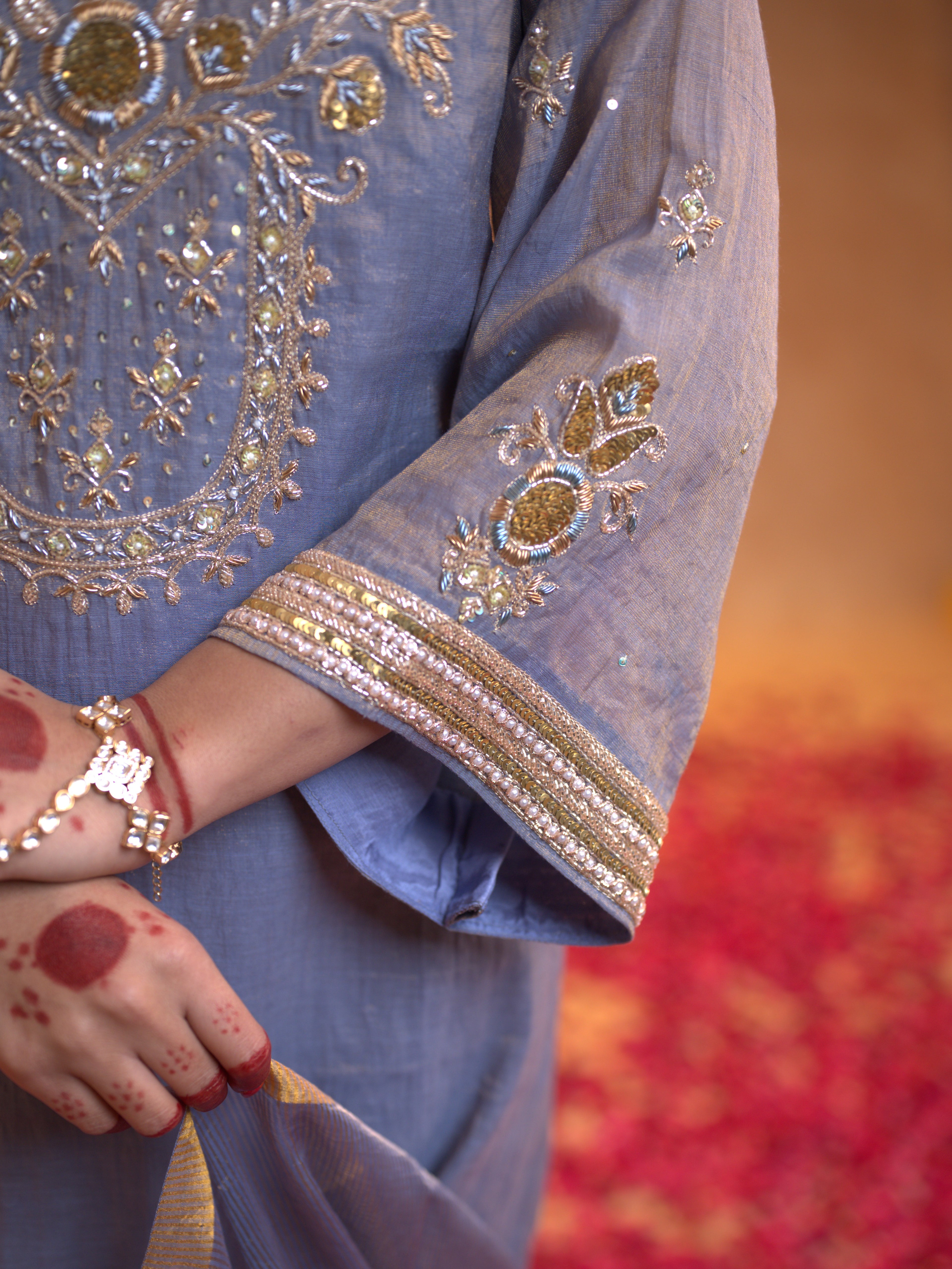 Women's Light Purple Kurta Set