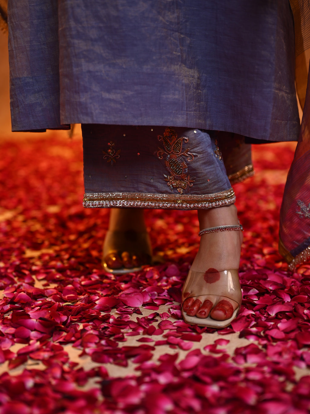 Women's Light Purple Kurta Set