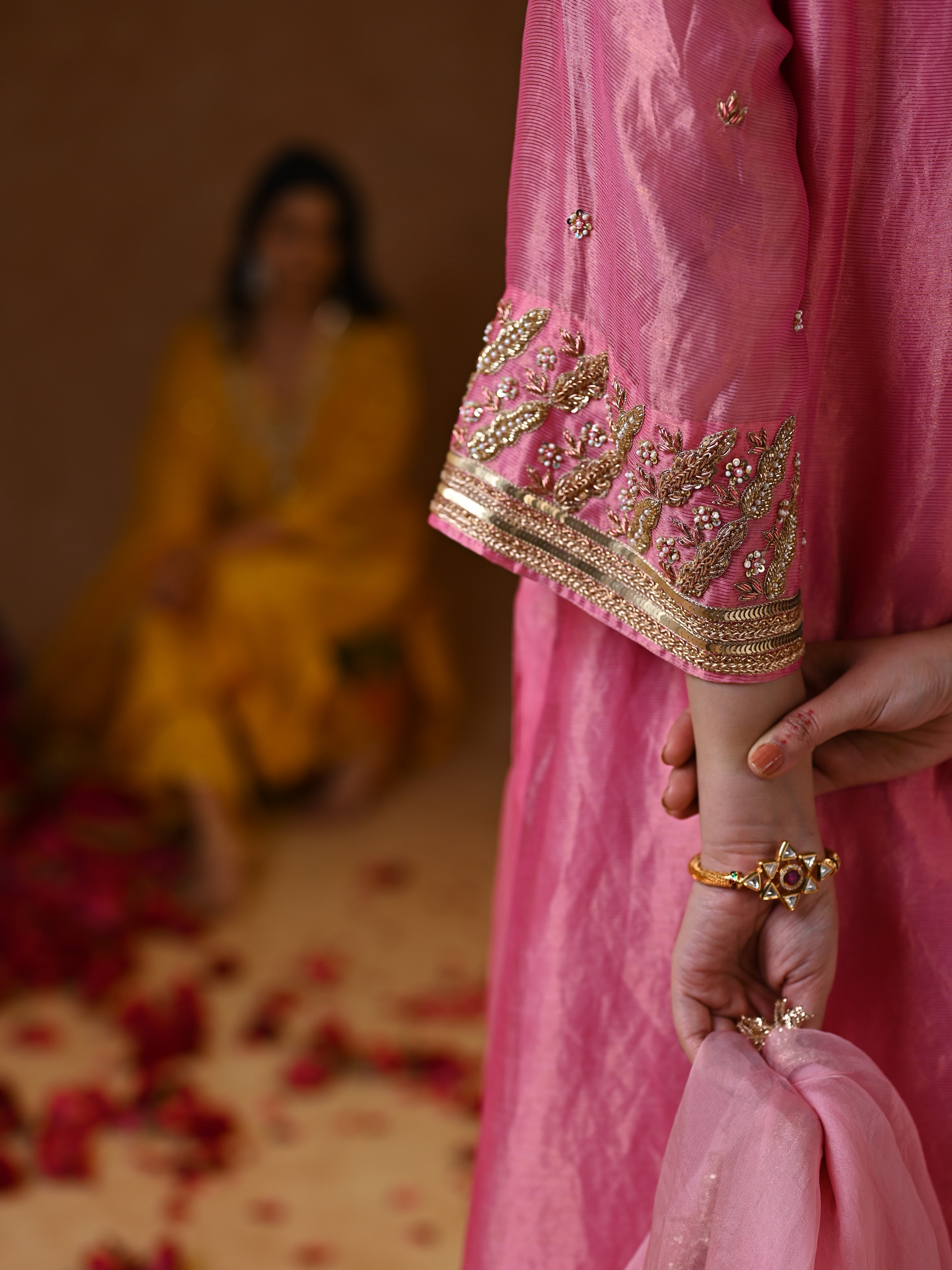 Women's Pink Kurta Set